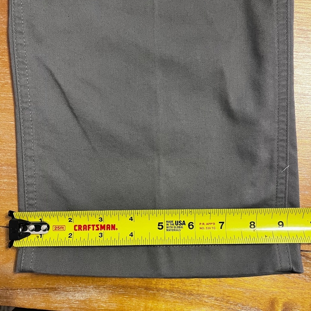 Roundtree & Yorke Cargo Pants Mens 38x32 Grey  Core Comfort Waistband Casual NEW - Picture 11 of 13